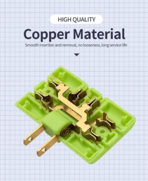 Three Converter 180 Degree Rotation Extension Plug Wireless Outlet Travel Adaptor Light Socket In Japan Canada - (Standard: US Plug, Color: Random)-B0FLVZJSYL