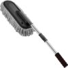 Super Soft Microfiber Car Duster Exterior with Extendable Handle, Car Brush Duster for Car Cleaning Dusting - Grey - Big one about 55 to 75 cm telescopic-B0FM6BLF91