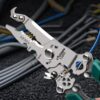 18 in 1 Foldable Wire Stripper, Multi-function Wire Stripping Pliers for Cutting and Pulling Wires Cable Scissors, Wire Stripper Tool-B0FMFPWWQ6