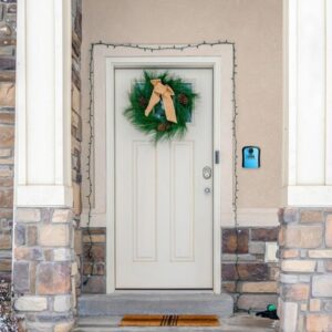 Key Lock Box, 4 Digit Combination Wall Mount Key Storage Lock Box for Outdoor & Indoor 5 Keys Large Capacity for House Spare Keys, Home, School, Office Wall Safe (RED)-B0F1ZQHFSN