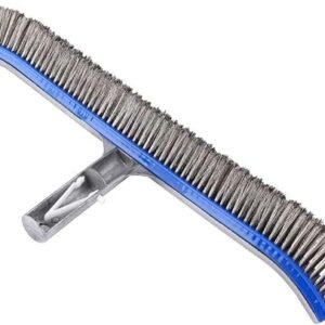 18inch Swimming Pool Steel Brush Bottom Walls Cleaning Supplies Compatible With Pond Spa Hot Spring-B0FMGRQKJ6