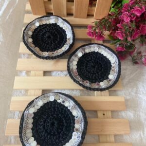 71FSQJzBEHL._AC_SL1280_ 5 Pcs Handmade Crochet Coaster plates for cubs and mug عدد 5 قطع تشكيلة متنوعه من قواعد الاكواب والمج مصنوعة من الكورشية-B0FKBM5WC2