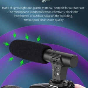71TGn5nZ1cL._AC_SL1185_ 3.5mm Audio Plug Recording Microphone with Spring Cable One Key Switch Mode for Mobile Phone Camera Universal Video Record-B0BM7V5ZG4