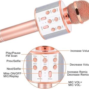 71UhOZUKsXL._AC_SX679_ Topper gifts for girls aged 3-15 years, Bluetooth wireless karaoke microphone for Christmas gifts for girls and boys aged 4-12 years for girls and boys aged 4-12 years, unidirectional