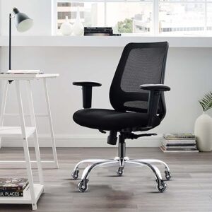 office chair base, 28 inch office chair base replacement with reinforced metal legs (2200lbs), chair bottom part for most chairs, cylinder and caster sockets (silver)-B0FLVNSNHQ