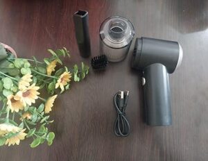 2-in-1 Portable Vacuum Cleaner – USB Rechargeable Compact, Lightweight & Powerful – Ideal for Home and Car UseB0FN4L3T95