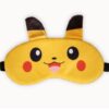 Cute Pikachu Sleep Mask for Kids & Adults – Soft Plush Eye Mask with Adjustable Strap