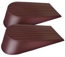 2 واقيات أبواب للحمام المنزلي بتصميم مانع للانزلاق ومادة مقاومة للتآكل تمنع إصابات الأصابع عند الاصطدام (بني)-B0FRT1XK1S