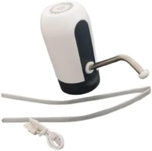 مضخة مياه كهربائية - مضخة مياه شرب محمولة قابلة لإعادة الشحن عبر USB لزجاجات سعة 5 جالون - مضخة مياه أوتوماتيكية بلمسة واحدة - قطعة واحدة-B0FQ3YYWMR