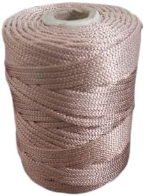 خيط ساتان نايلون - خيط متين ولامع لصناعة المجوهرات والحرف اليدوية والخرز ومشاريع "اصنعها بنفسك" - قطعة واحدة-B0FRMSWCLG