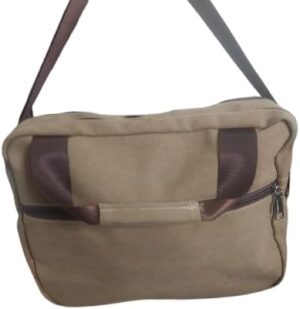 حقيبة كتف رجالية من القماش - 35×25 سم - أنيقة ومتينة للعمل أو السفر أو الاستخدام اليومي-B0FR9RFL13