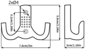 10 قطع من خطافات الحائط - خطافات مزدوجة للمعاطف، لمسة نهائية من النحاس العتيق-B0FRZ6LBQ2