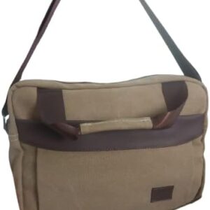 حقيبة كتف رجالية من القماش - 35×25 سم - أنيقة ومتينة للعمل أو السفر أو الاستخدام اليومي-B0FR9RFL13