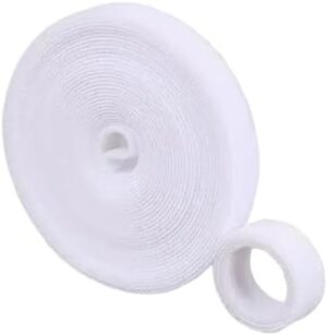 متجر منظم كابلات 5 أمتار/لفافة بعرض 12 مم، منظم كابلات USB، نايلون، أربطة كابلات قابلة للقص، فأرة، سماعة أذن، أربطة كابلات-B0FPYLNJY3