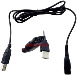 محول تيار مستمر 4.3 فولت 70 مللي أمبير 0.07 أمبير A00390 A00380 ماكينة حلاقة كهربائية 5 فولت كابل USB شاحن طاقة لـ Norelco S QP RQ YQ GQ MG 2.4V-5V ارسل مدخل المكنة للبائع لتأكيد النوعية الصحيحة-B0FHBFX28P