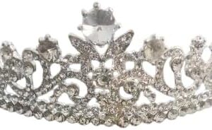 تاج من أحجار الراين الكريستالية - غطاء رأس أنيق للزفاف والحفلات الراقصة والمناسبات الخاصة للنساء والفتيات-B0FS1HHS2J