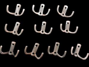 10 قطع من خطافات الحائط - خطافات مزدوجة للمعاطف، لمسة نهائية من النحاس العتيق-B0FRZ6LBQ2