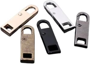 طقم تصليح فوري بديل لسحّاب معدني عالمي، قابل للفصل، مناسب للأمتعة والحقائب والملابس - ألوان عشوائية (5)-B0FQG4FVBX