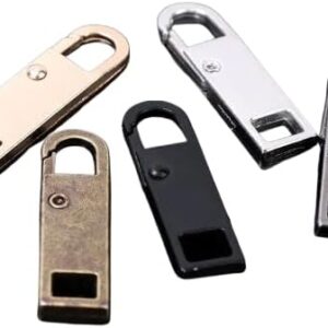 طقم تصليح فوري بديل لسحّاب معدني عالمي، قابل للفصل، مناسب للأمتعة والحقائب والملابس - ألوان عشوائية (5)-B0FQG4FVBX