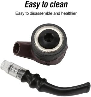 قطعة - غليون تدخين كلاسيكي متين عتيق مقاس 107 مم عالي الجودة بتصميم جديد ملحقات تد-B0FPYPKJFY