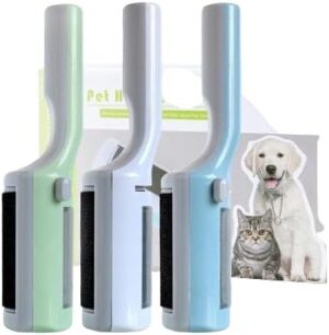 فرشاة إزالة الوبر القابلة لإعادة الاستخدام - مزيل شعر الحيوانات الأليفة والوبر من الملابس والأثاث والأقمشة-B0FS1XFNF7