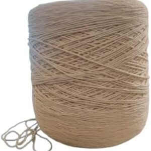 خيوط قطنية طبيعية - حبل قوي متعدد الاستخدامات للأعمال اليدوية، والتغليف، والبستنة، والديكور-B0FRMJK31P
