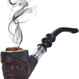 قطعة - غليون تدخين كلاسيكي متين عتيق مقاس 107 مم عالي الجودة بتصميم جديد ملحقات تد-B0FPYPKJFY