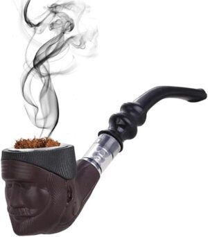 قطعة - غليون تدخين كلاسيكي متين عتيق مقاس 107 مم عالي الجودة بتصميم جديد ملحقات تد-B0FPYPKJFY