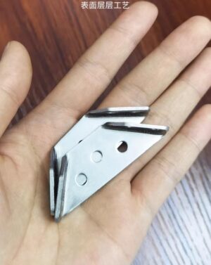 قطع أثاث فولاذية موصل زاوية عالمي على شكل شبه منحرف مع مسامير لطاولة الخزانة والكرسي موصل زاوية عالمي (2)-B0FSSGD58Q