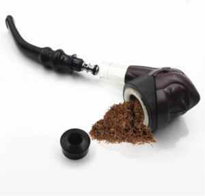 قطعة - غليون تدخين كلاسيكي متين عتيق مقاس 107 مم عالي الجودة بتصميم جديد ملحقات تد-B0FPYPKJFY