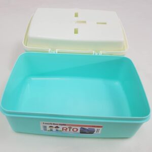 515w8SzVvyL._AC_SL1500_ صندوق غداء بلاستيكي – 1.5 لتر / 51 أونصة | حاوية طعام متعددة المقصورات للعمل والسفر وإعداد الوجبات 1 قطعة 21 سم * 14 سم-B0FPD4K728