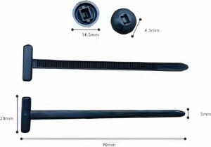 مشبك ربط كيبل عالمي من النايلون من ماي سوك ايج، 10 قطع، شديد التحمل ذاتي القفل من النايلون، اداة ربط كيبلات بلاستيكية متعددة الاغراض لاصلاح السيارات اليومي-B0FR29418N