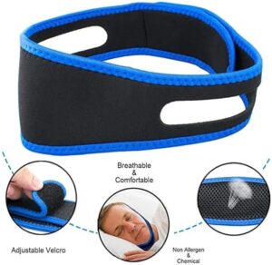 [قطعة واحدة] حزام ذقن تي كير قطعة واحدة قابل للتعديل ومضاد للشخير، حزام ذقن يدعم إيقاف الشخير - حزام فك لتخفيف الشخير بشكل طبيعي وفوري-B0FNYB2LRG