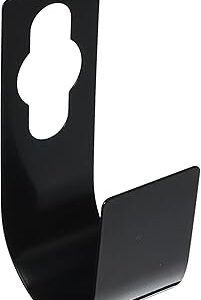 حامل خطاف لخرطوم حنفية الحديقة ، معدني متين يثبت على الحائط قابل للتوسيع ري الثقيل بطول 50 متر - اسود-B0DM8H7J8D