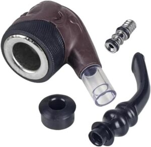 قطعة - غليون تدخين كلاسيكي متين عتيق مقاس 107 مم عالي الجودة بتصميم جديد ملحقات تد-B0FPYPKJFY