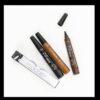 قلم حواجب 4 نقاط Maquillajes Para Mujer قلم حواجب سائل مقاوم للماء قلم حواجب طويل الأمد لون أسود-B0FR2617RN