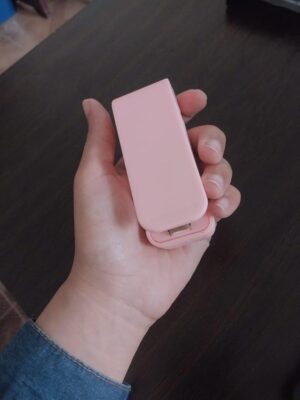 جهاز غلق حراري محمول صغير - آلة يدوية لغلق أكياس الوجبات الخفيفة والأطعمة البلاستيكية - يعمل بالبطارية، صغير الحجم وسهل الاستخدام - وردي-B0FQ3WNCTV