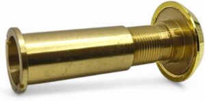 عدسة باب نحاسية بزاوية واسعة (عين الباب) - رؤية ١٨٠ درجة - مناسبة للأبواب بسمك ٢٥-٤٢ مم (ذهبي، ٢٥-٤٢)-B0FR4WD8H8