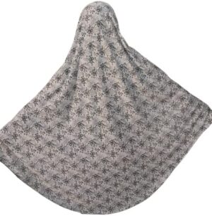 خمار صلاة نسائي من قطعة واحدة - تصميم زهور أنيق، مريح وجاهز للارتداء - 135 سم- B0FSL4ZR3J