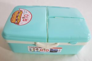 صندوق غداء بلاستيكي – 1.5 لتر / 51 أونصة | حاوية طعام متعددة المقصورات للعمل والسفر وإعداد الوجبات 1 قطعة 21 سم * 14 سم-B0FPD4K728