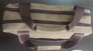 حقيبة كتف رجالية من القماش - 35×25 سم - أنيقة ومتينة للعمل أو السفر أو الاستخدام اليومي-B0FR9RFL13