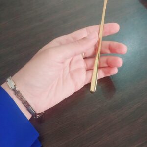 ملعقة قهوة وحلوى ذهبية طويلة - تصميم أنيق وفخم، قطعة واحدة، ١٥ سم * ١.٥-B0FPCVK6FR