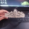 تاج من أحجار الراين الكريستالية - غطاء رأس أنيق للزفاف والحفلات الراقصة والمناسبات الخاصة للنساء والفتيات-B0FS1HHS2J