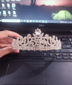 تاج من أحجار الراين الكريستالية - غطاء رأس أنيق للزفاف والحفلات الراقصة والمناسبات الخاصة للنساء والفتيات-B0FS1HHS2J