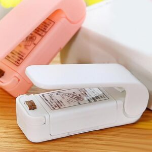 جهاز غلق حراري محمول صغير - آلة يدوية لغلق أكياس الوجبات الخفيفة والأطعمة البلاستيكية - يعمل بالبطارية، صغير الحجم وسهل الاستخدام - وردي-B0FQ3WNCTV