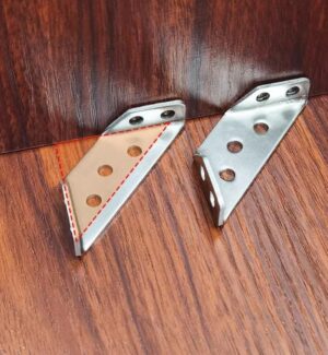 قطع أثاث فولاذية موصل زاوية عالمي على شكل شبه منحرف مع مسامير لطاولة الخزانة والكرسي موصل زاوية عالمي (2)-B0FSSGD58Q