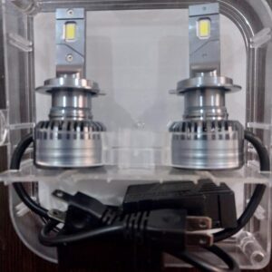 مصابيح أمامية LED ذكية 55 وات - قوة فائقة 6000 لومن، 6000 كلفن أبيض بارد، مصابيح LED للسيارة جاهزة للتوصيل والتشغيل، عبوة من قطعتين-B0FS6XJ5WH
