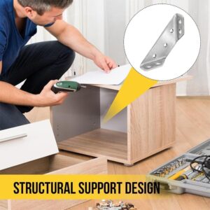 قطع أثاث فولاذية موصل زاوية عالمي على شكل شبه منحرف مع مسامير لطاولة الخزانة والكرسي موصل زاوية عالمي (2)-B0FSSGD58Q