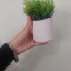 (قطعة واحدة) نبات سرخس صناعي في وعاء زخرفي - نبات أخضر صناعي صغير لتزيين المنزل والمكتب والمكتب-B0FS7RF8LG