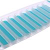 صينية مكعبات ثلج سيليكون مستطيلة بغطاء – لون أزرق - 1 قطعة - 29 سم*14 سم-B0FPFT2833